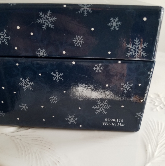 Lang & Wise 1998 Ceramic Ornaments Sherri Buck Baldwin Witch's Hat - Picture 4 of 10